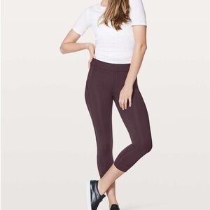 Lululemon In Movement Crop Everlux 19’